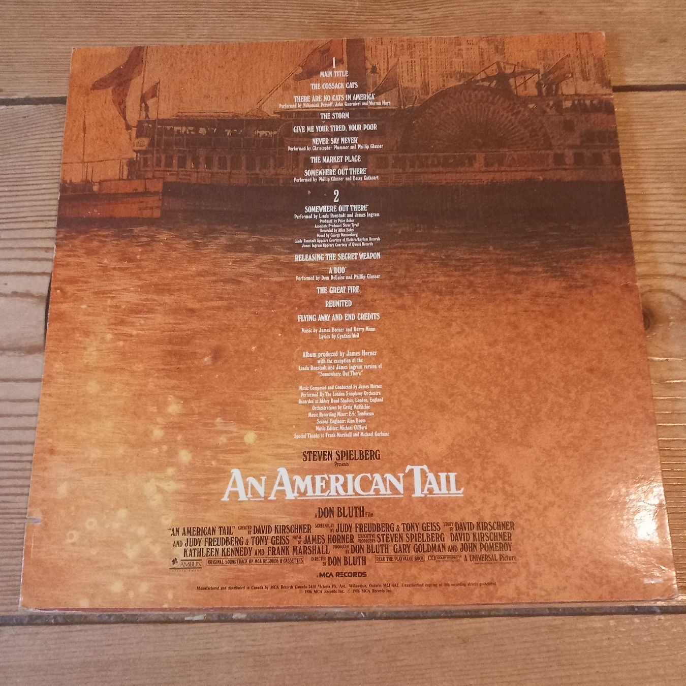 Dischi in vinile: An American Tail Soundtrack LP  – Usato da Ebnat-Kappel venduto da blazzi 1