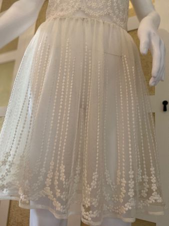 Beautifully embroidered tulle dress
