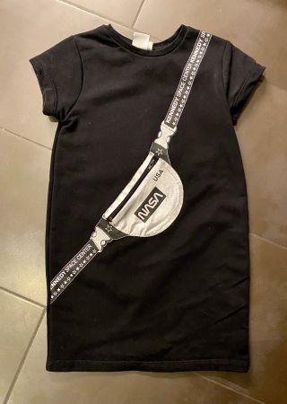 Herziges Longkleid von SPACE EXPLORER Grösse 134/140