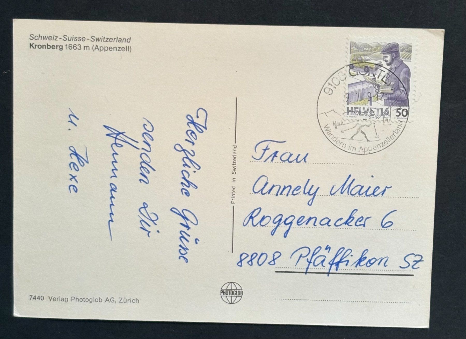 Ansichtskarten: ANSICHTSKARTE KRONBERG – Gebraucht aus Ostermundigen von crazy-horse-1840 1
