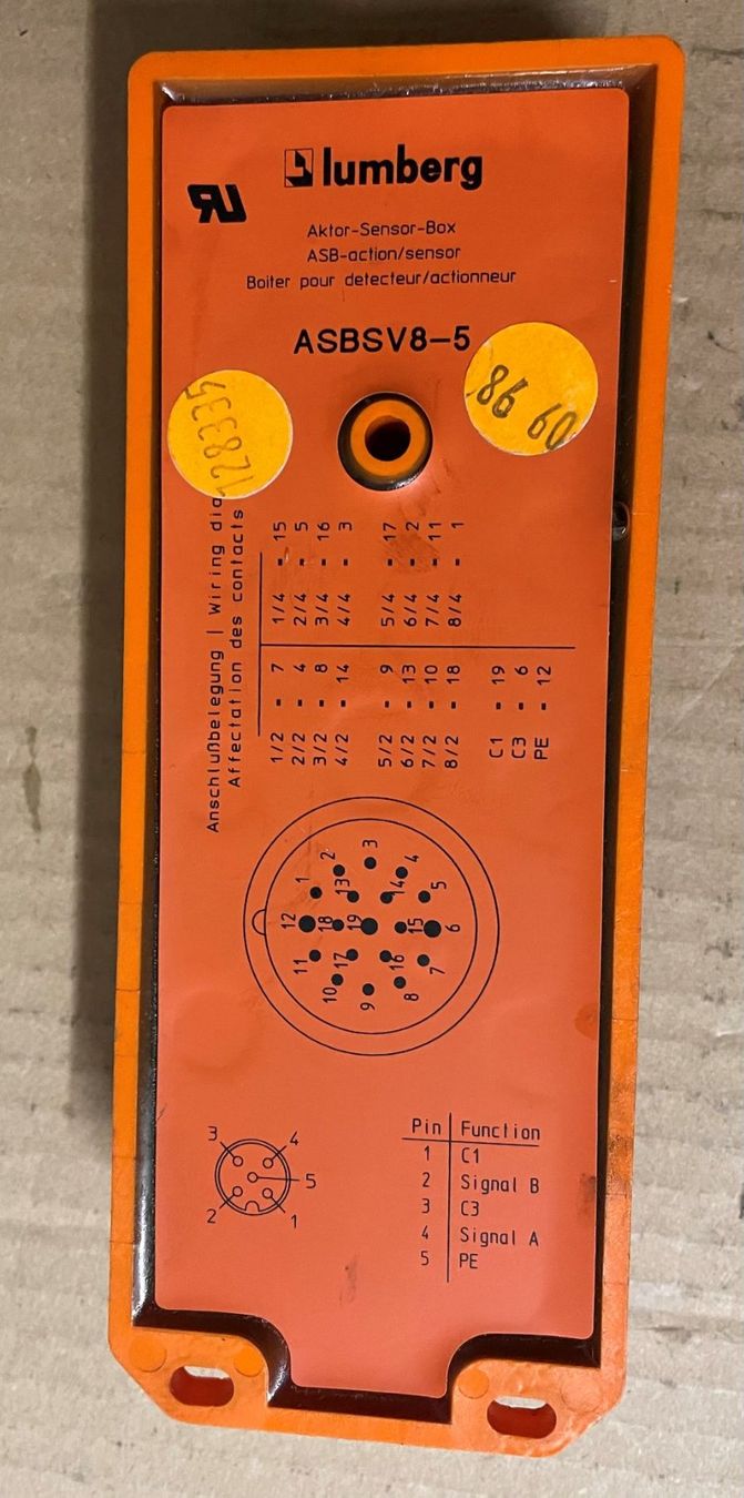 Elektronikbauteile: Lumberg Aktor-Sensor Box ASBSV8-5 – Gebraucht aus Sins von 3985schluckti 2