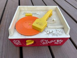 Fisher Price Plattenspieler Handaufzug