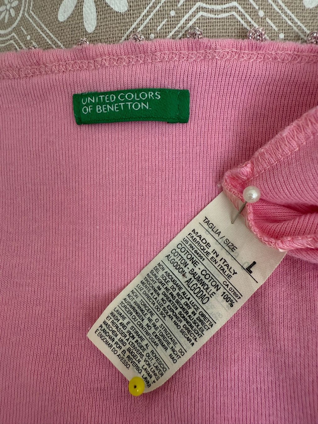 Benetton T-shirt: Benetton - Top - L – Usato da Sion venduto da accroshoes 6