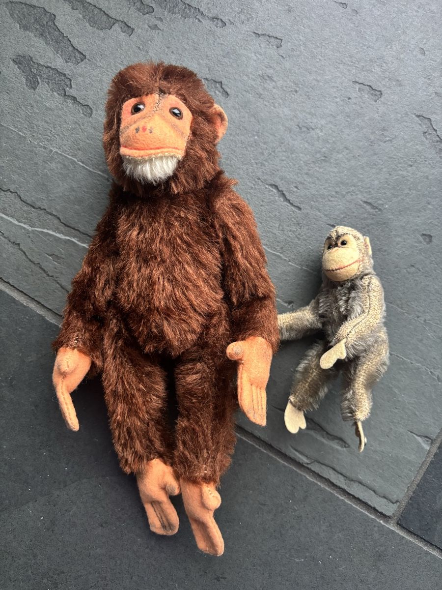 Steiff Giocattoli: 2 Vintage Affe – Usato da Balsthal venduto da AGUARDA