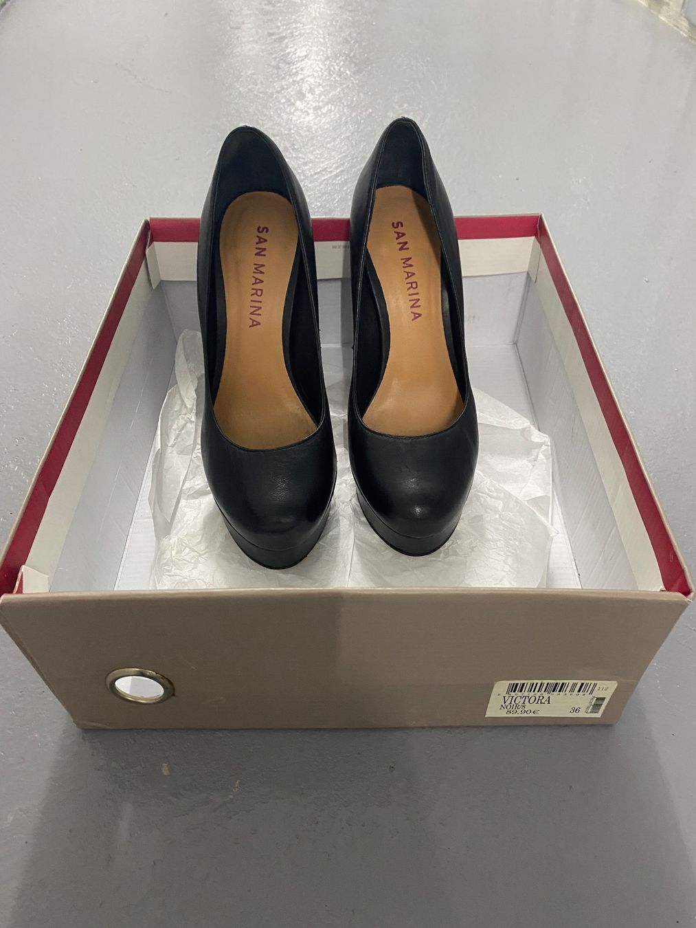 Damenschuhe: Escarpins compensés San Marina 36 ** – Neu (gemäss Beschreibung) aus Granges -Paccot von Titi_1978