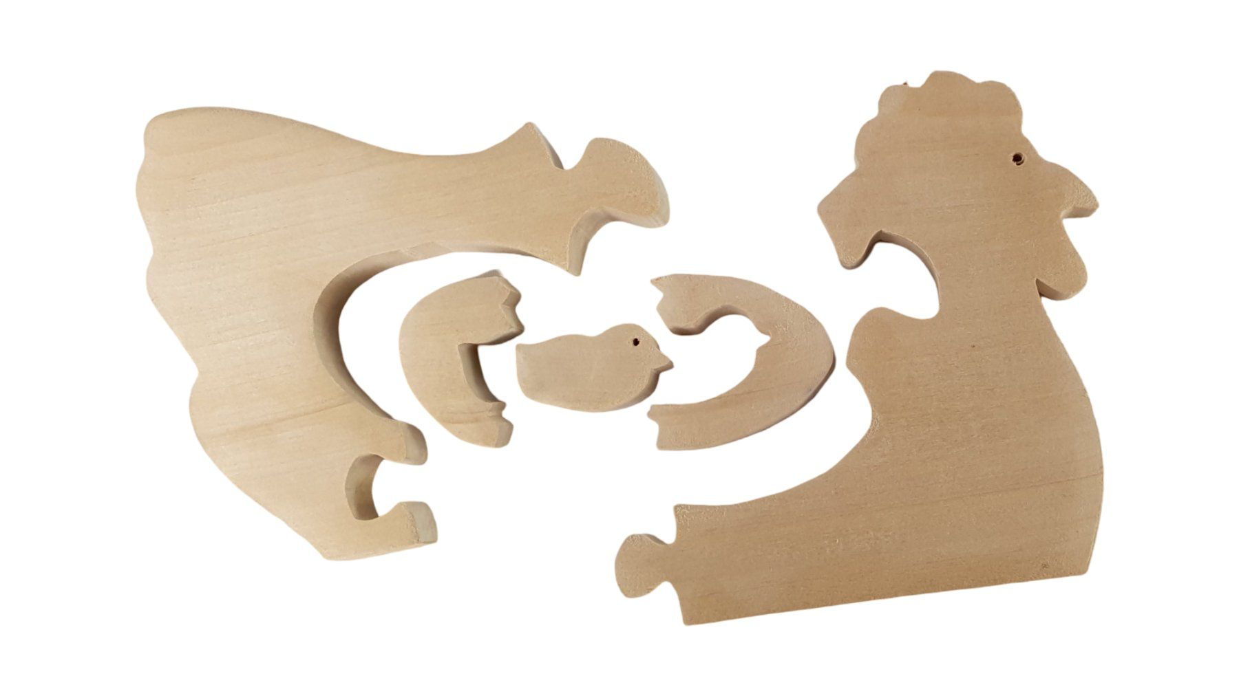 Puzzle: Holzpuzzle Motiv Huhn – Usato da Wangen b. Olten venduto da Restwert_Wangen 1