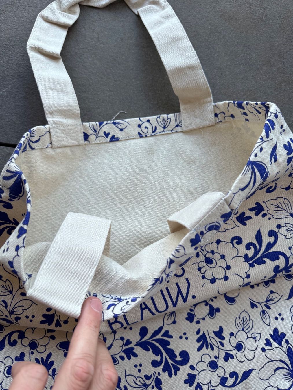 Borse: Shopper / Tote Bag Delfter Blau – Nuovo (secondo la descrizione) da Ennetbaden venduto da miboo 2