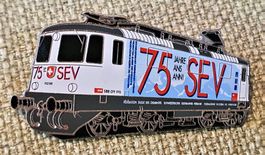 K998 Schmid Müller SWISS Made Design Pin 75 J. SEV Bern