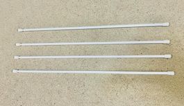 Set di 4 bastoni per tende estensibili