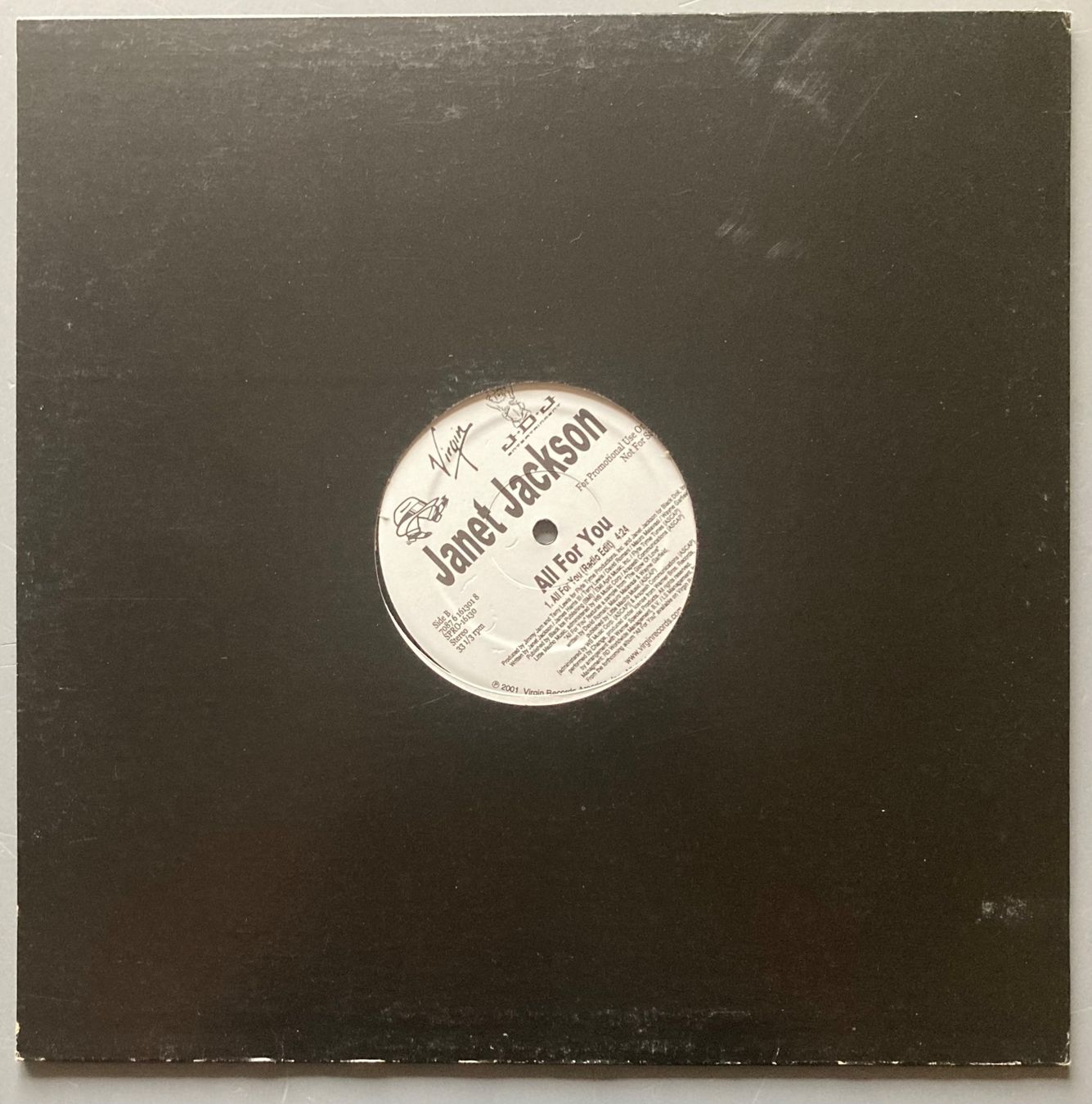 Dischi in vinile: JANET JACKSON - ALL FOR YOU – Usato da Poliez-Pittet venduto da Newtown-Records 1