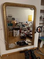 Cheminéspiegel vergoldet