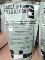 Seltene Feldrationen der lettischen Armee 2027 (MRE)