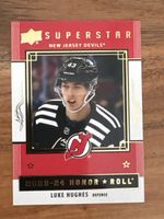 NHL #HR38 Luke Hughes NJ Devils Rookie 23/24 UD Series 2