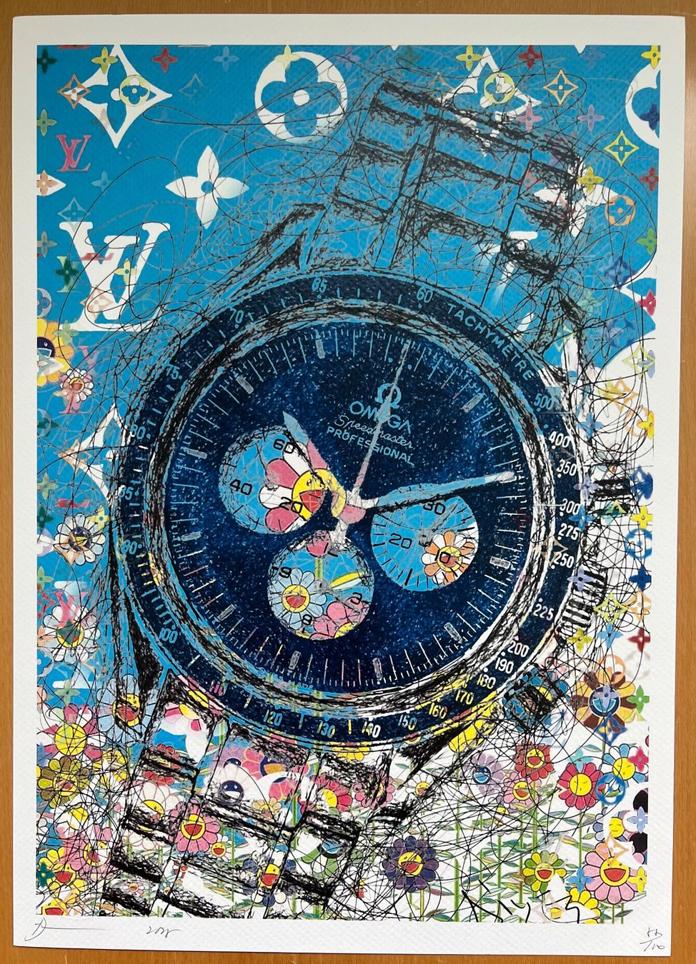 Grafica & Litografie: DEATH NYC : Murakami Omega Speedmaster 55/100 – Nuovo (secondo la descrizione) da Basel venduto da La.Bonne.affaire 1