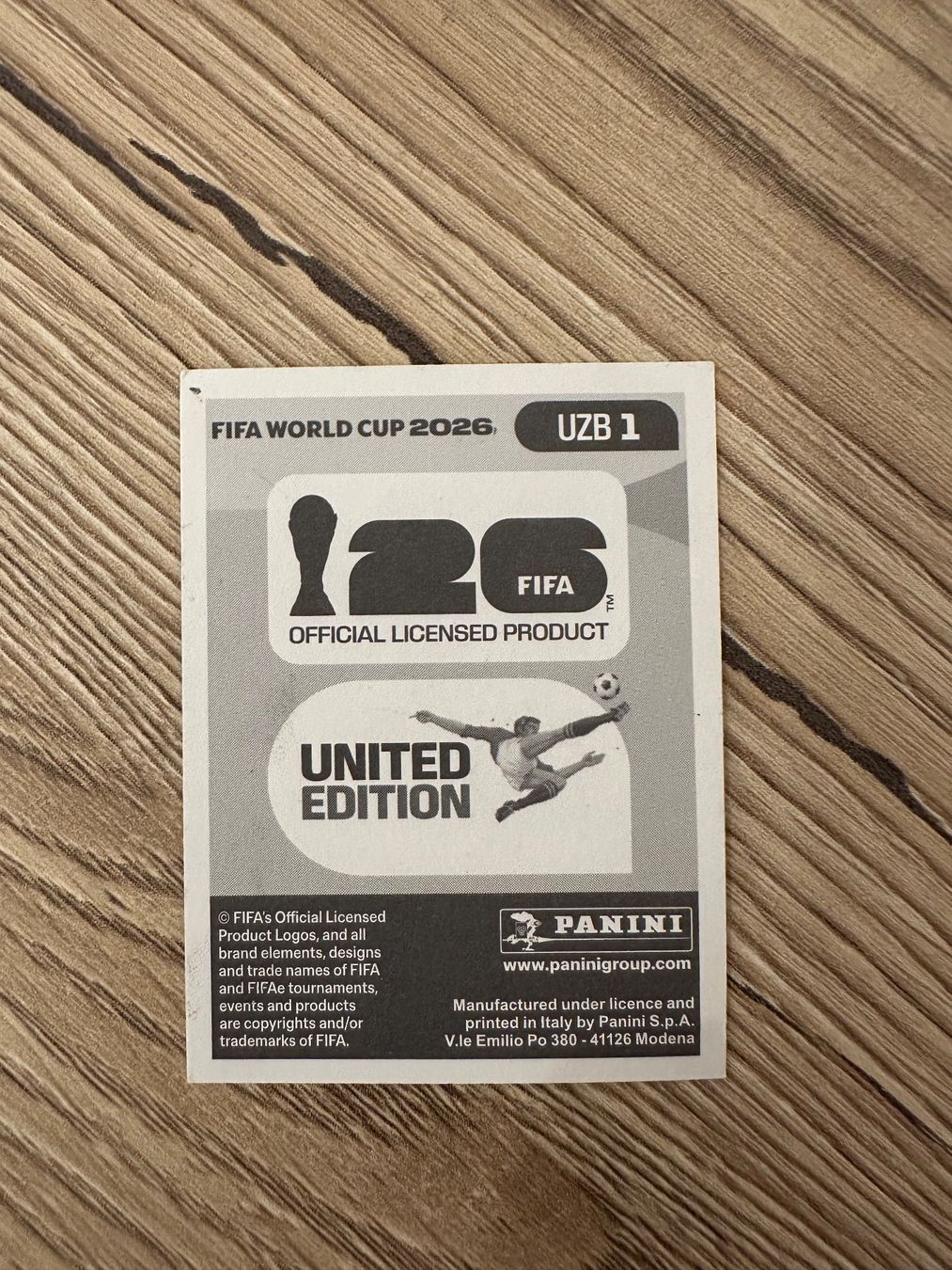 Panini Carte collezionabili: Panini UZB 1FIFA World Cup 2026 – Nuovo e nell'imballaggio originale da Würenlos venduto da gtvlady_82 1
