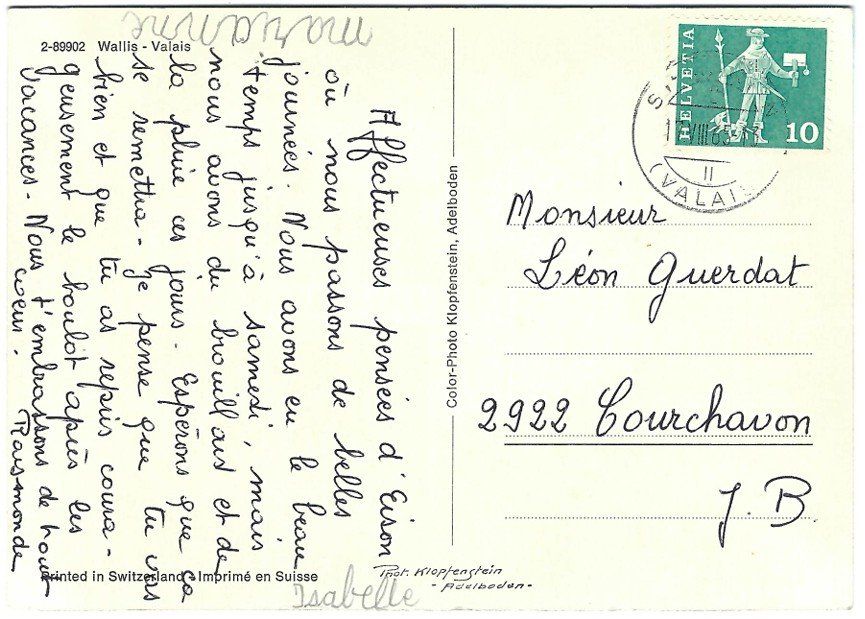 Cartoline postali: AK Wallis Mehrbildkarte – Usato da Rheinfelden venduto da wil_m7gh 1