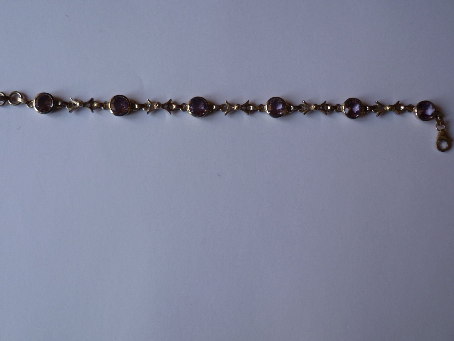 Bracciali & Braccialetti: Silber (925) Armband mit Amethyst – Usato da Zürich venduto da mauxpumm 1