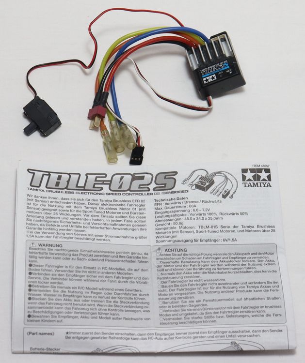 Tamiya Tble-01s Sensor Cable 15cm TAM54318 • EUR 12,12
