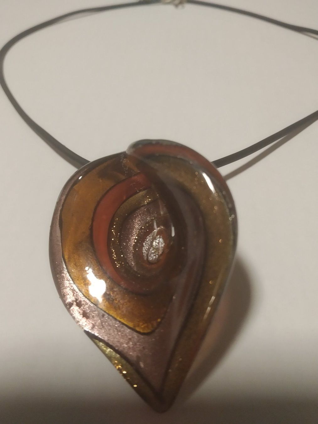 Catenine: Glas Anhänger mit Kette – Nuovo e nell'imballaggio originale da Münchenbuchsee venduto da Cori1968