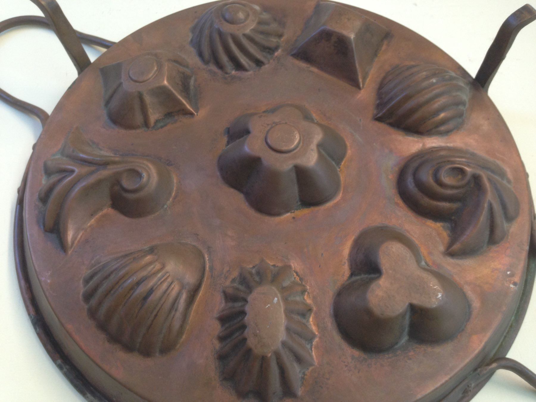 Teglie da forno: Alte Kupfer Kuchenform – Usato da Schaffhausen venduto da vintageville 2