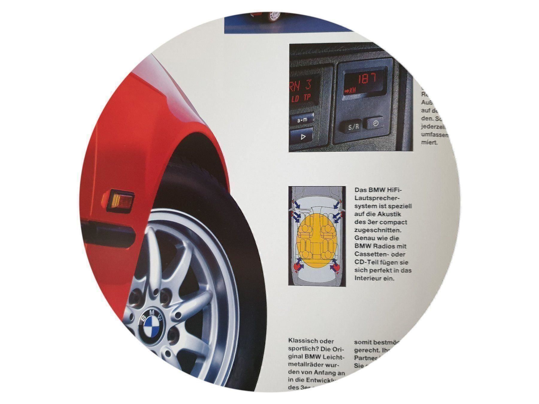 Riviste & Magazine: BMW 3er COMPACT E36 /  316i  318ti  - Prospekt / Katalog – Nuovo (secondo la descrizione) da Viganello venduto da CARLiteratur 4