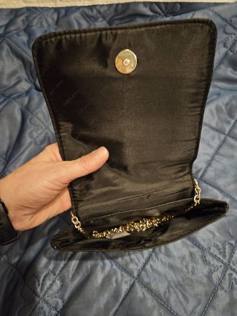 Versace Täschli Schwarz Klein, Vintage Style, Top Zustand!
