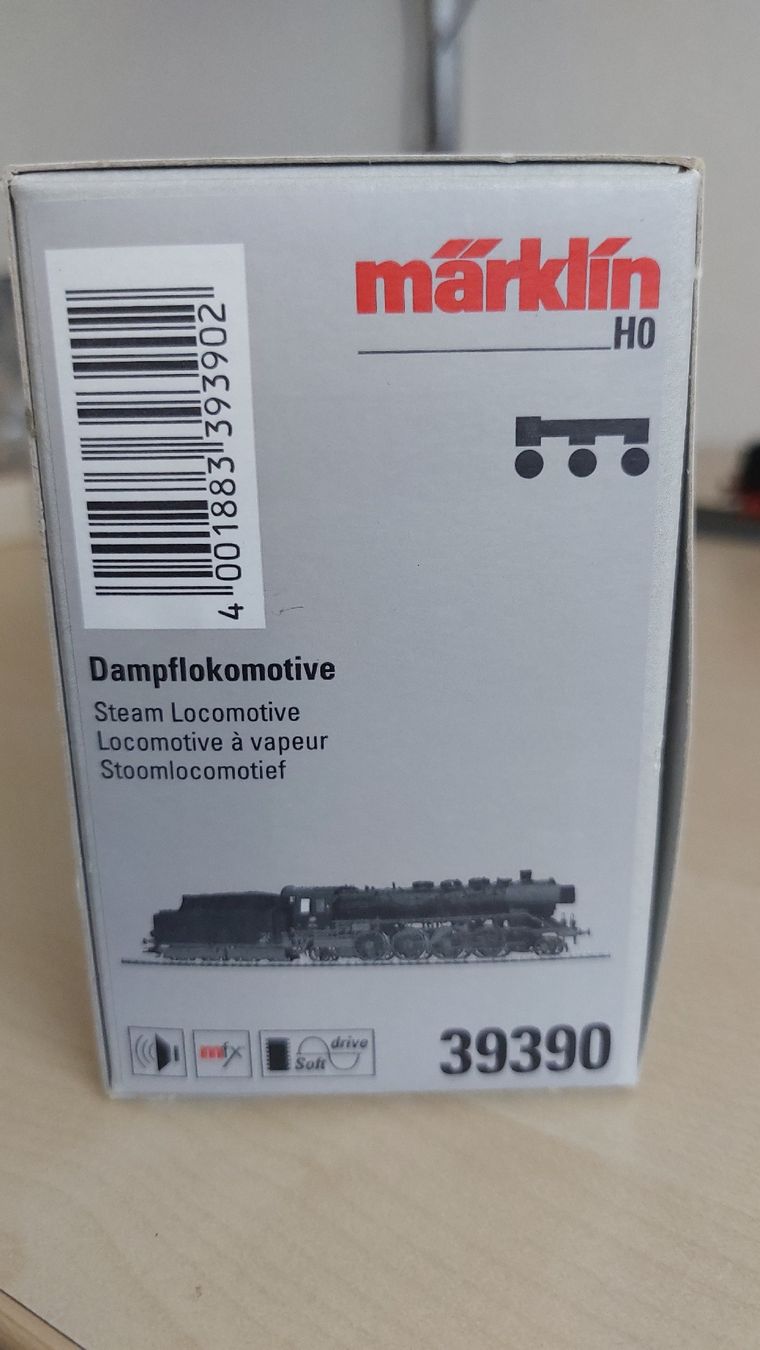 Märklin Trains électriques: Märklin H0 Dampflokomotive Insider Modell mfx Decoder 39390 – Neuf avec emballage d'origine à Baar par max_vj55 1
