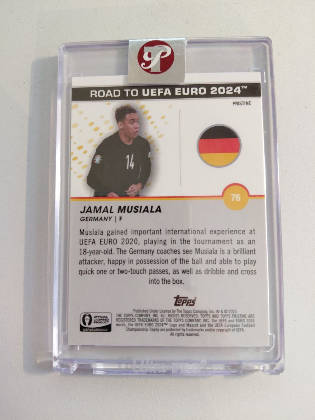 Topps Carte collezionabili: Jamal Musiala, Topps Pristine – Usato da Uezwil venduto da -Retrogames- 1