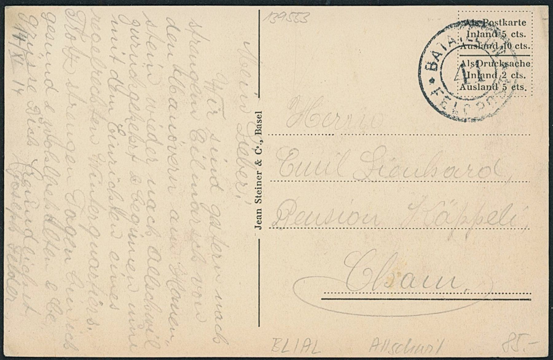 Cartes postales: BL Allschwil – D'occasion à Schindellegi par dolpitz 1