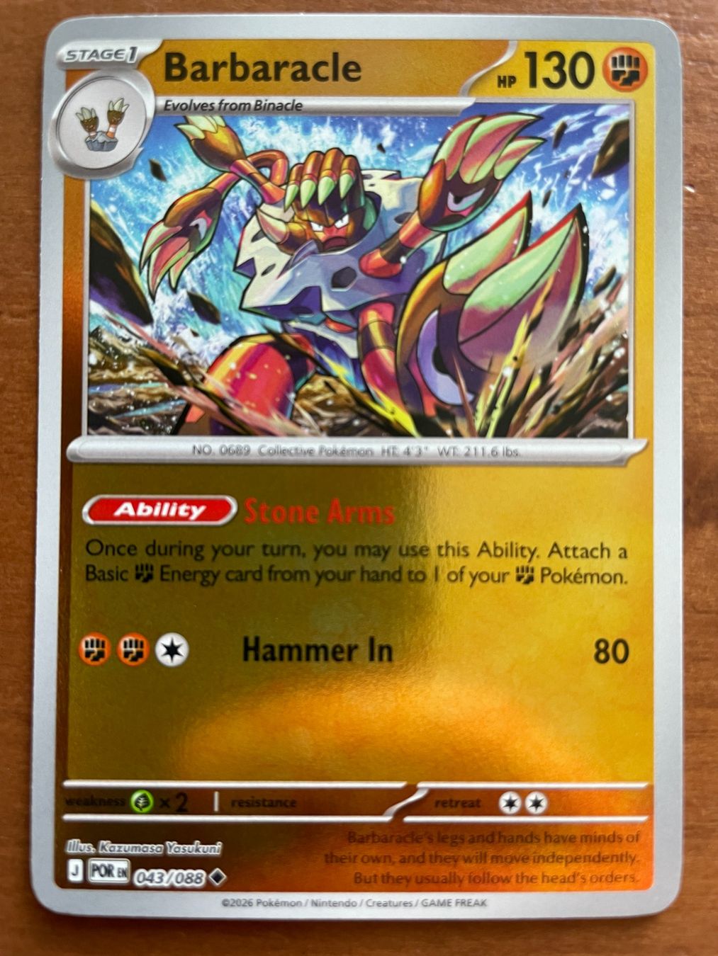Pokémon Cartes à collectionner: Pokemon Barbaracle Reverse (Versand gratis) – Neuf (Voir description) à Chur par Angerson