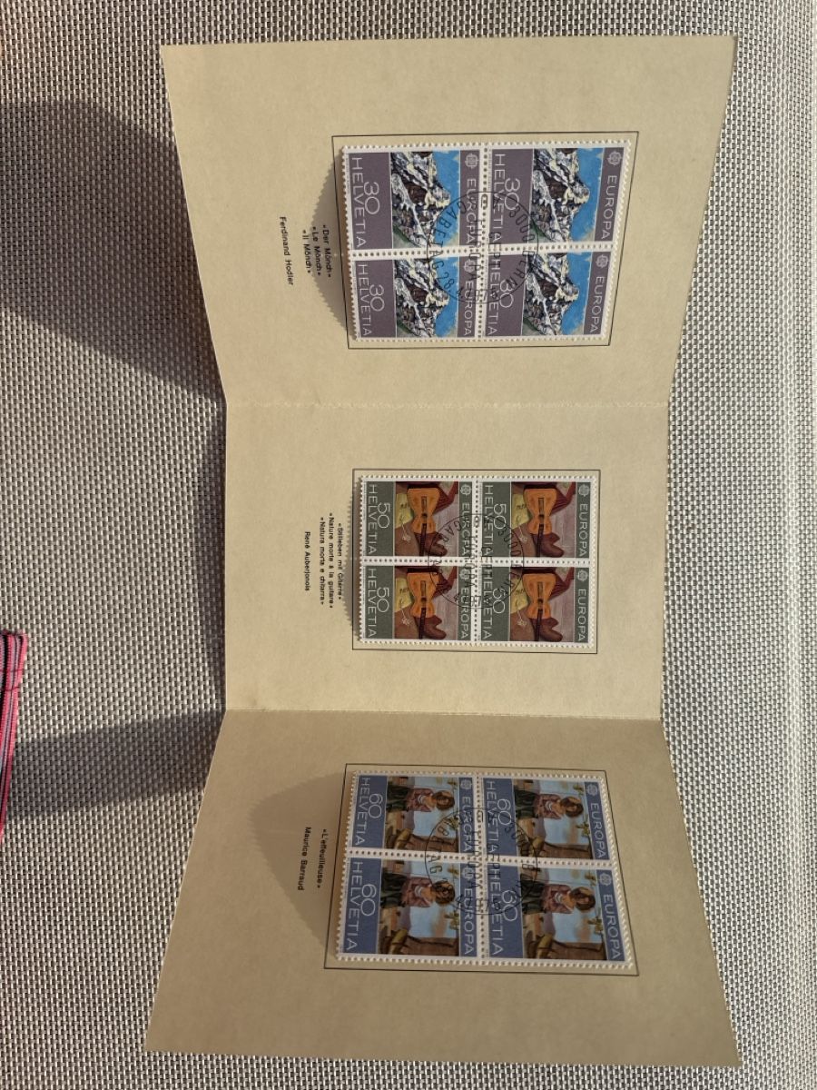 Tutti i francobolli: Seltene PTT Briefmarken 1975, Sets 3x4 – Usato da Zürich venduto da Alexander2305 1