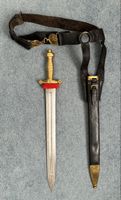 Faschinenmesser 1842 ZH Ledergehänge