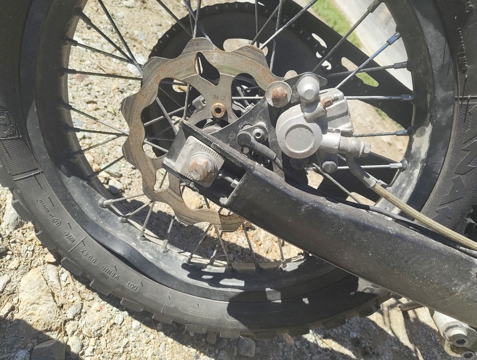 Kawasaki Enduro: Unfall Kl kxe 125 2023 – Defekt aus Stampa von seb_c9jw 4