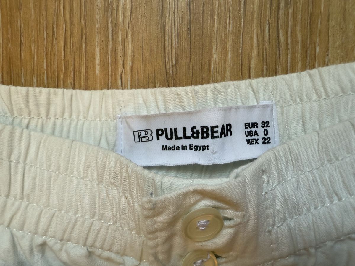 Pull&Bear Jeans: Jeans large avec taille tissu blanc Pull & Bear, t.32 – D'occasion à Tavannes par Thriftshop 5