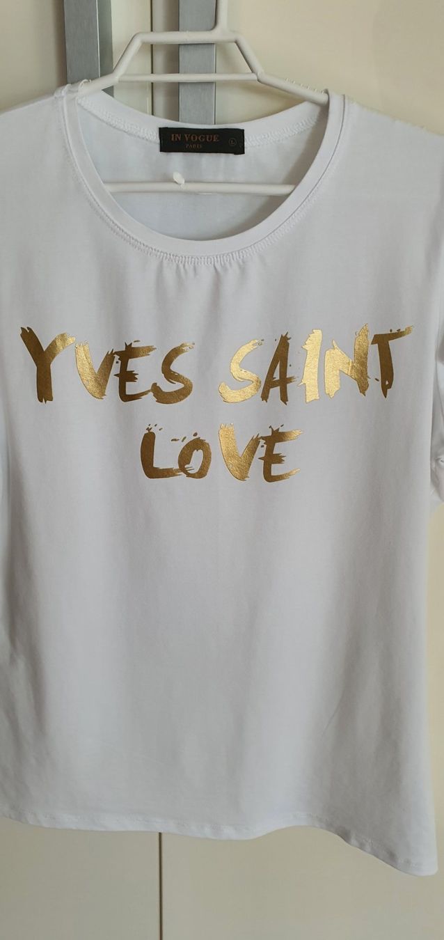T-shirt: Yves Saint T-shirt – Nuovo (secondo la descrizione) da Basel venduto da Kristal4 6