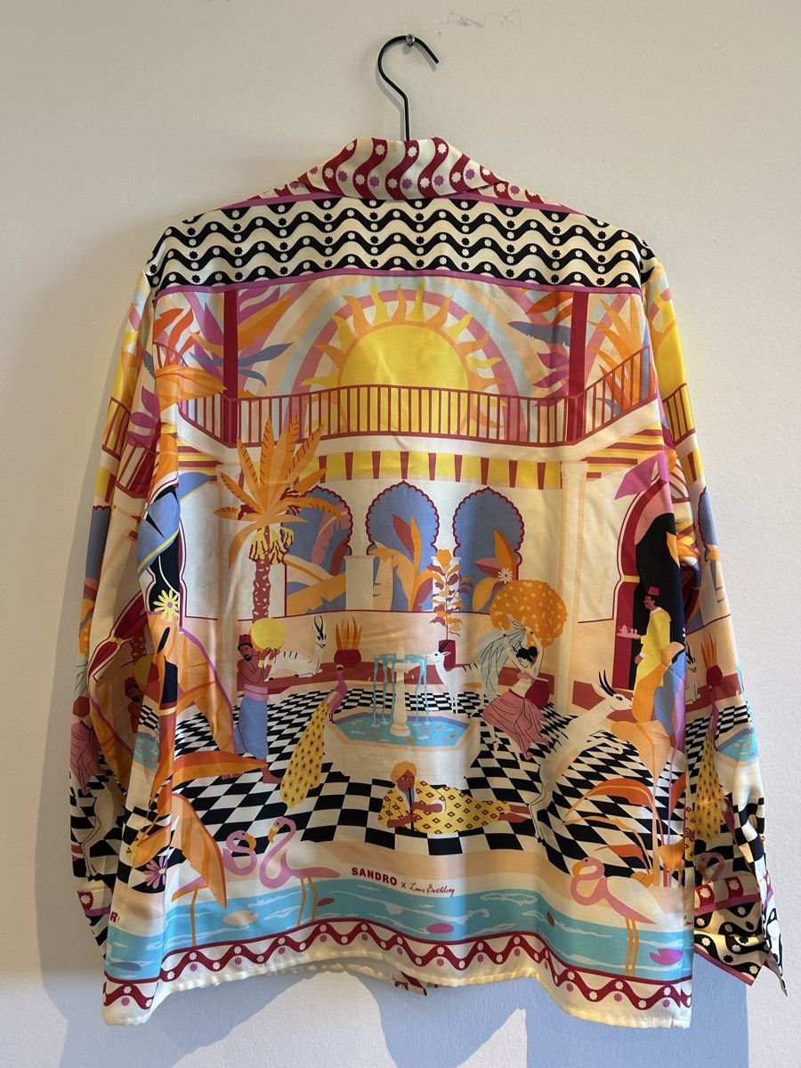 Sandro Blusen: Sandro x Louis Barthélemy Bluse, 100% Seide – Gebraucht aus Aeugst am Albis von schatzkistee 4