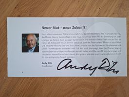 Andy Rihs Autogramm (Team Phonak, Bsc YB)