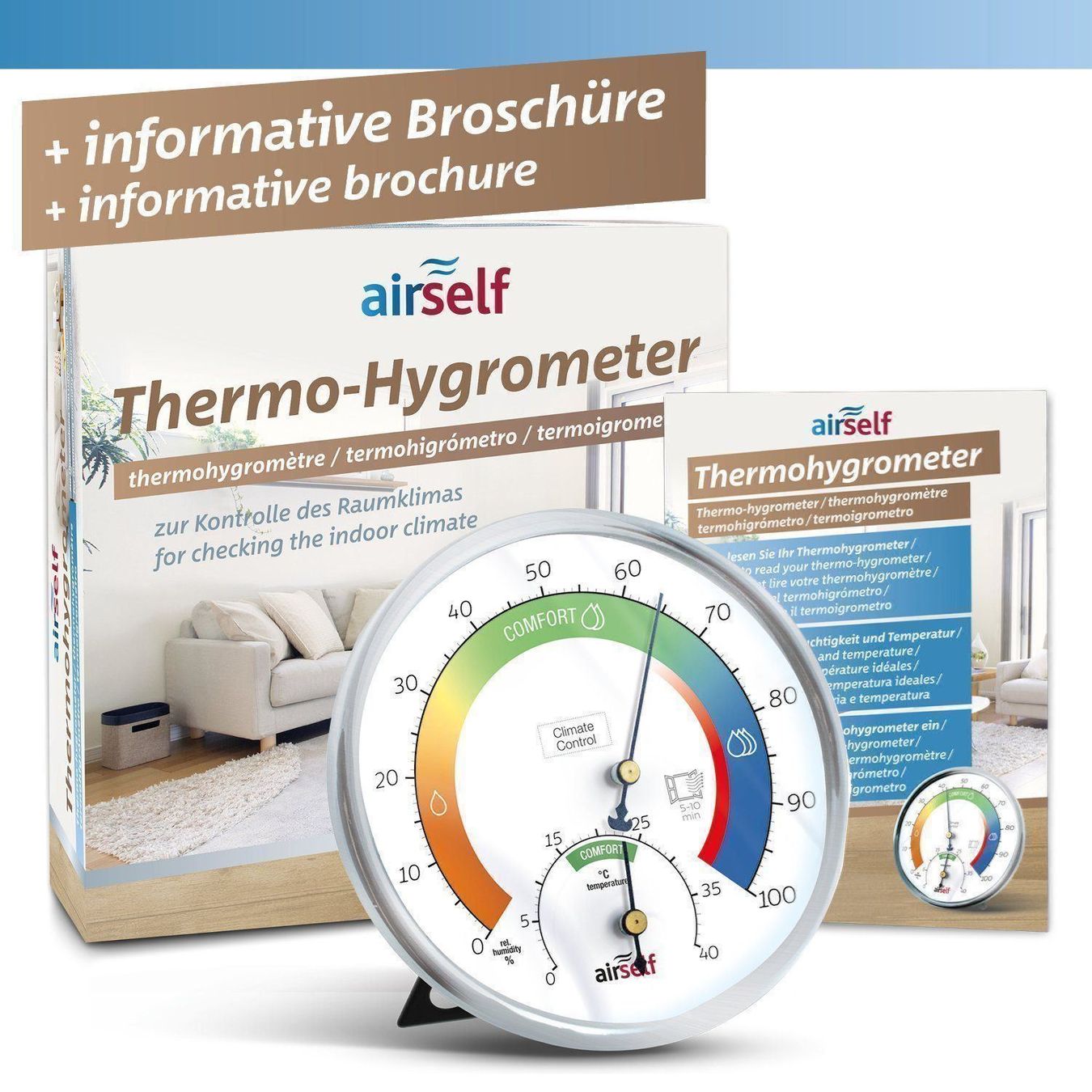 Altro per la casa: Thermohygrometer, Thermometer+Hygrometer – Nuovo e nell'imballaggio originale da Steinmaur venduto da umweltcheck 1