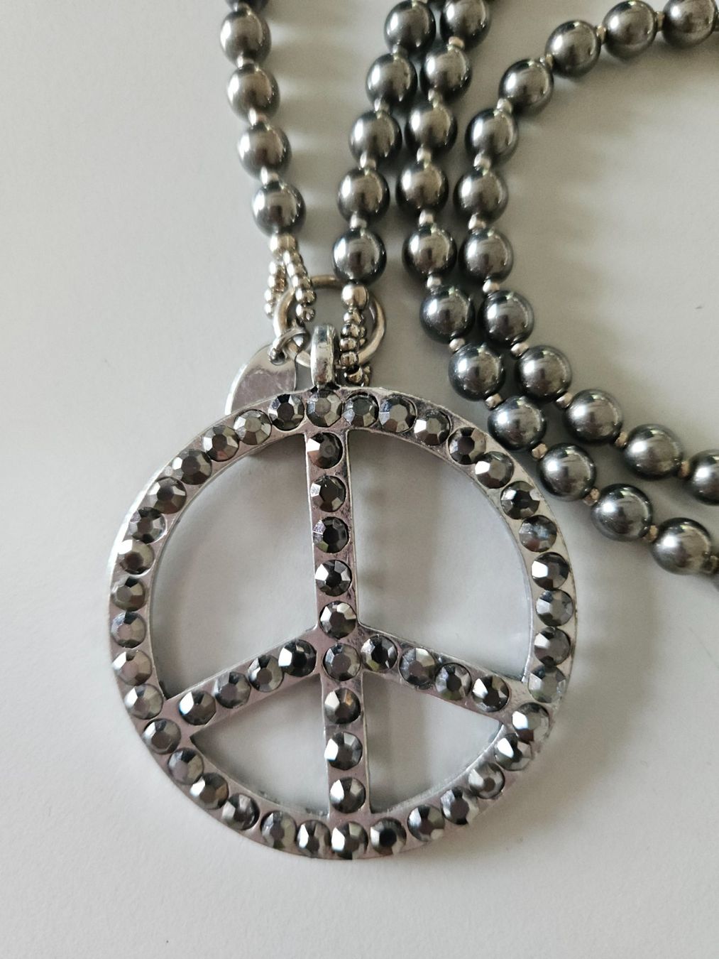 Ketten: Friedenszeichen Kette, Modeschmuck Peace – Gebraucht aus Urdorf von Colina