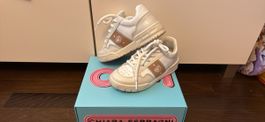 Original Chiara Ferragni Sneaker Gr. 35 Weiss/Beige – Top Zu
