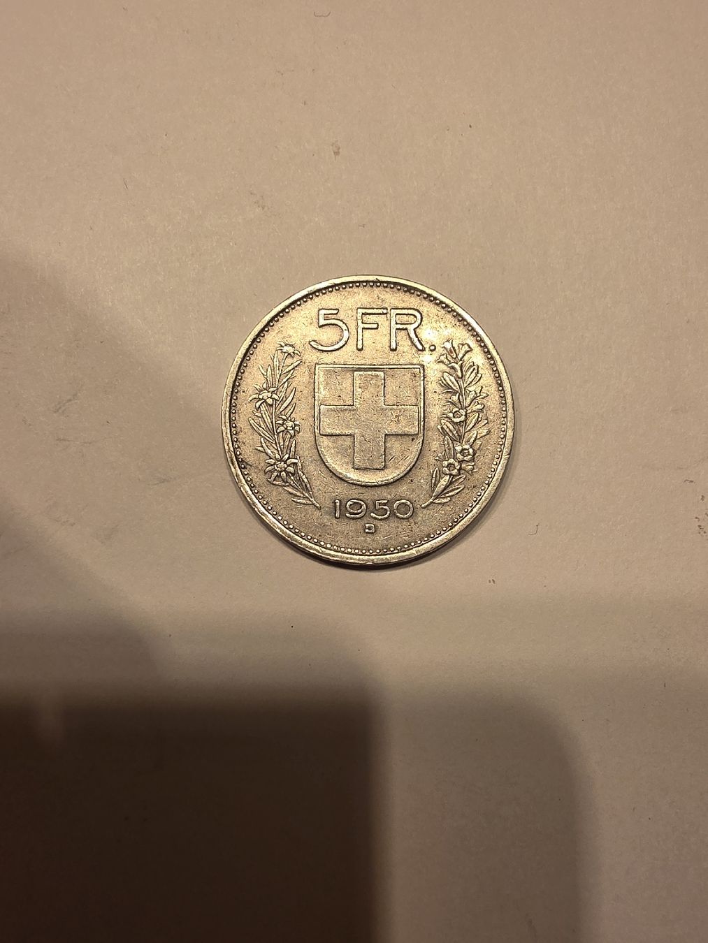 Tutti le monete: pièce 5chf 1950 – Usato da Fribourg venduto da yan_z5fr
