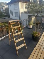 Ältere Holzstehleiter