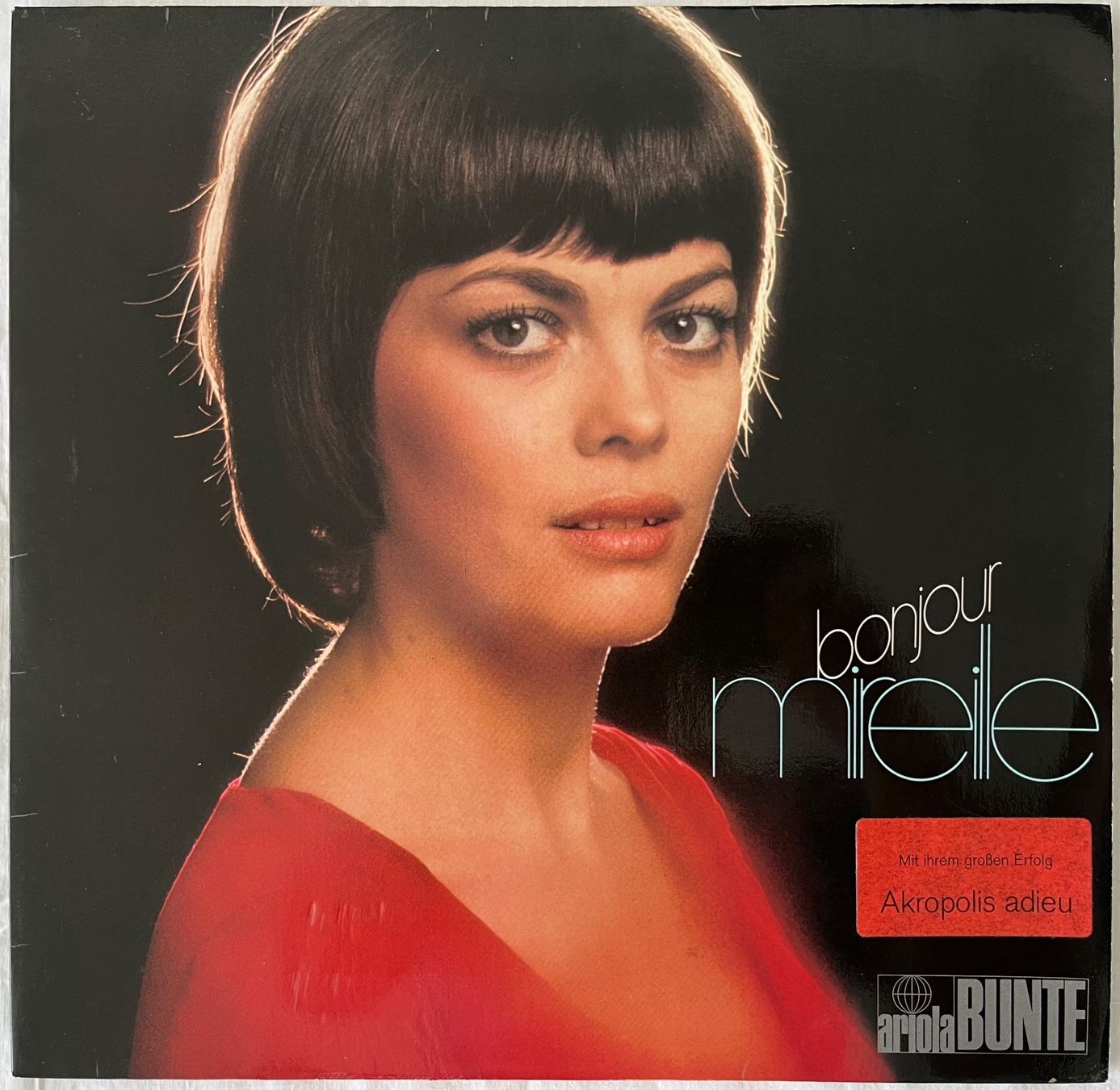 Schallplatten: Mireille Mathieu – Bonjour Mireille, einschließlich Poster – Gebraucht aus Döttingen von zha_xh2w