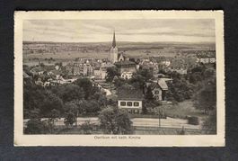 AK Oerlikon mit kath Kirche