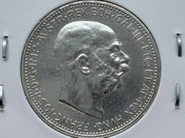 1 Krone 1914 aus Österreich Silber