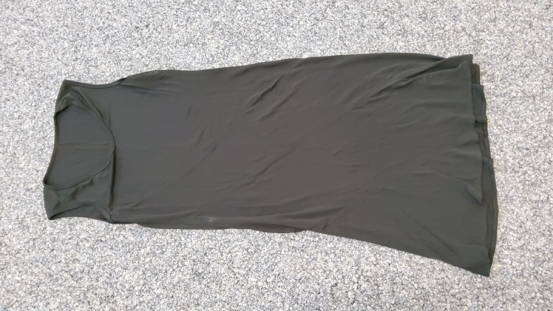 Tops: Elegantes langes Top, schwarz, Grösse S/M – Gebraucht aus Herisau von Nluanalucas