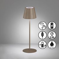 LED Aussen Tischleuchte, 38 cm Höhe