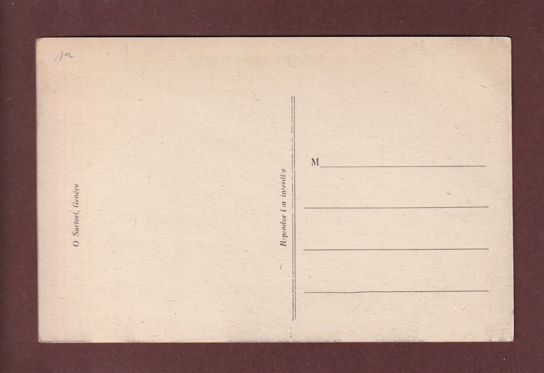 Cartoline postali: GENEVE - Rue du Mont Blanc - Tram – Usato da Pully venduto da nicecards 1