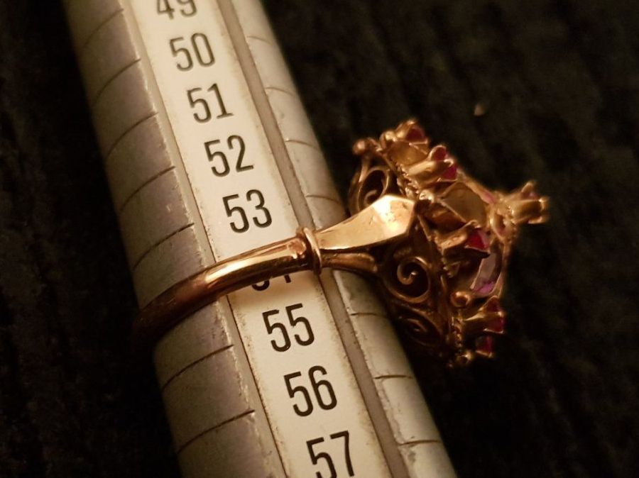 Anelli: Bague "Princesse" Thailandaise or jaune 14k; T.54 – Usato da Marly venduto da Barbarajane 8