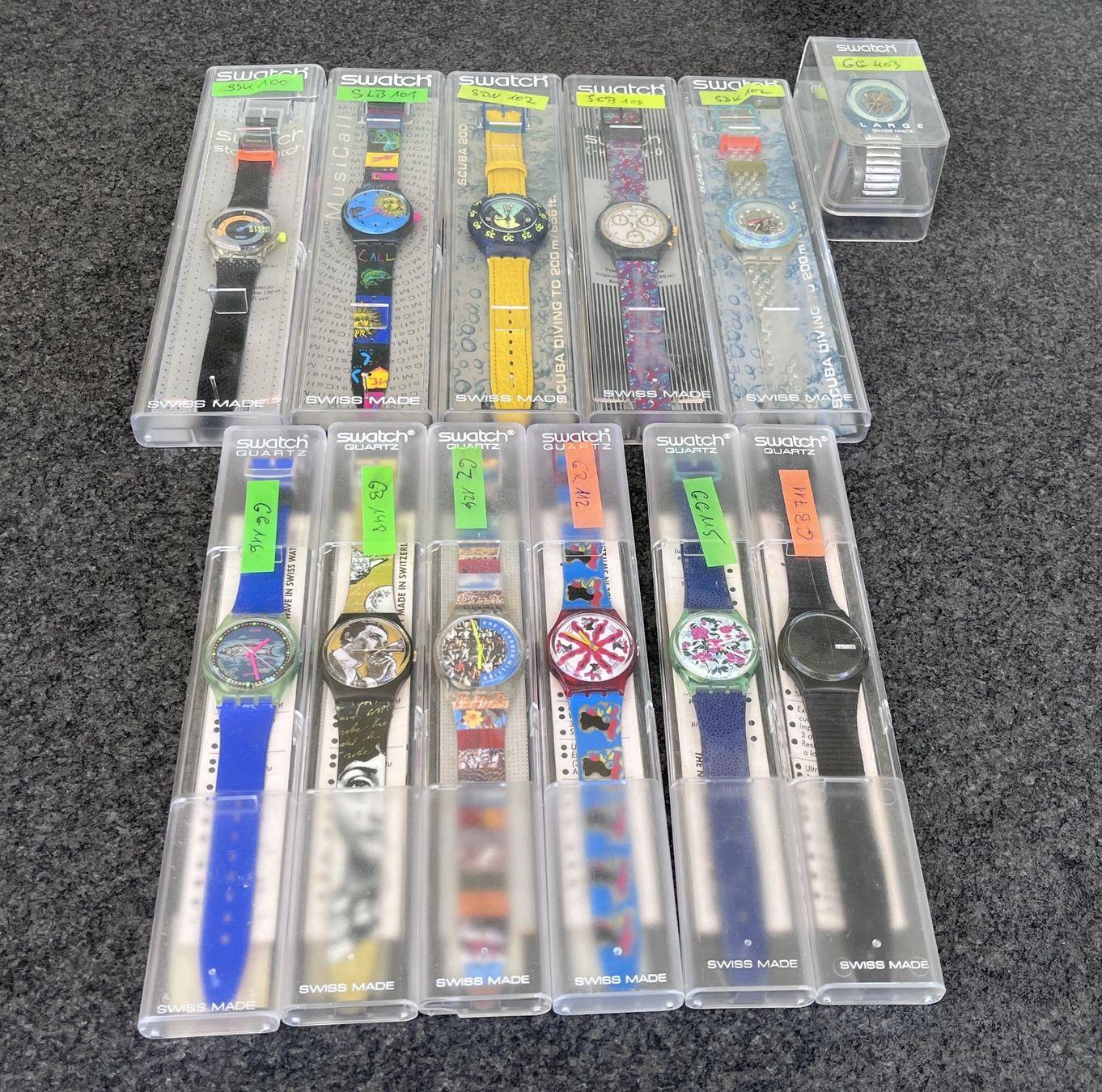 Swatch Orologi: Swatch - Uhren Sammlung 12 St. – Usato da Allschwil venduto da Zermatt 7